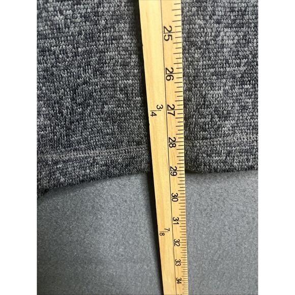 Woolrich Mens 2XL Grey Fleece Pullover Sweater Collared 1/4 Zip Chest Pocket - Picture 6 of 7